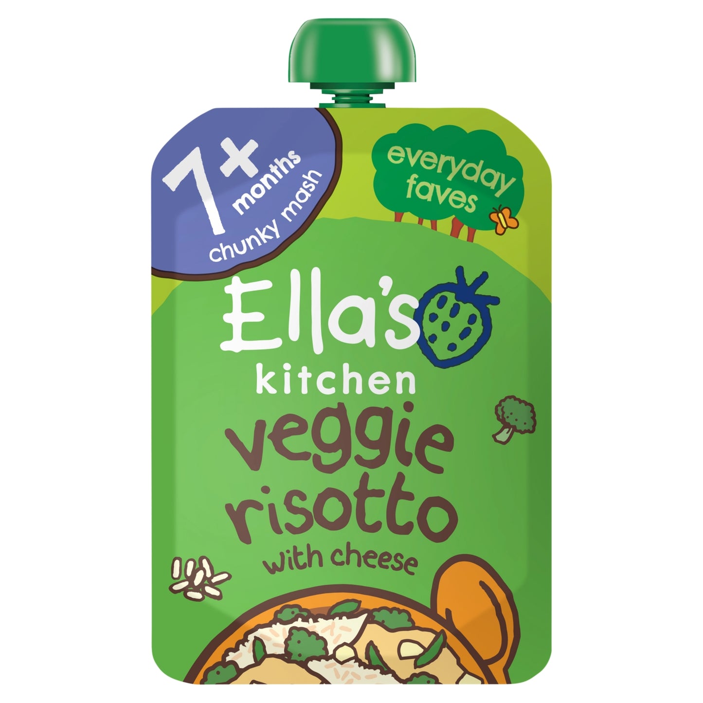Ella's Kitchen Veggie Risotto with Cheese 7+ Months 130g
