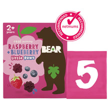 BEAR BEAR Little Paws Raspberry and Blueberry 2+ years 5x20g