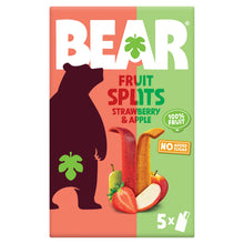 BEAR Fruit Splits Strawberry and Apple 5x20g