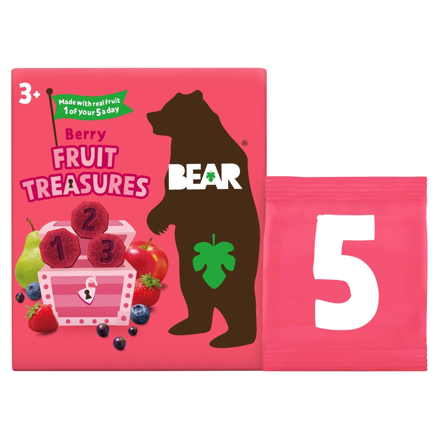BEAR Fruit Treasures Berry 3+ years 5x20g