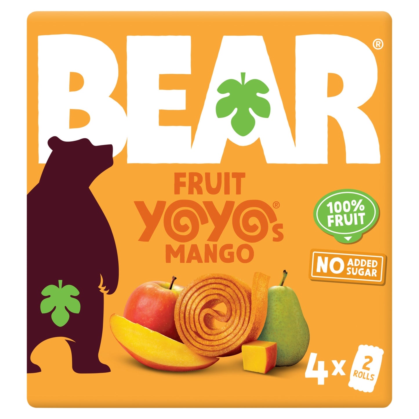 BEAR Fruit Yoyos Mango 4 x 20g