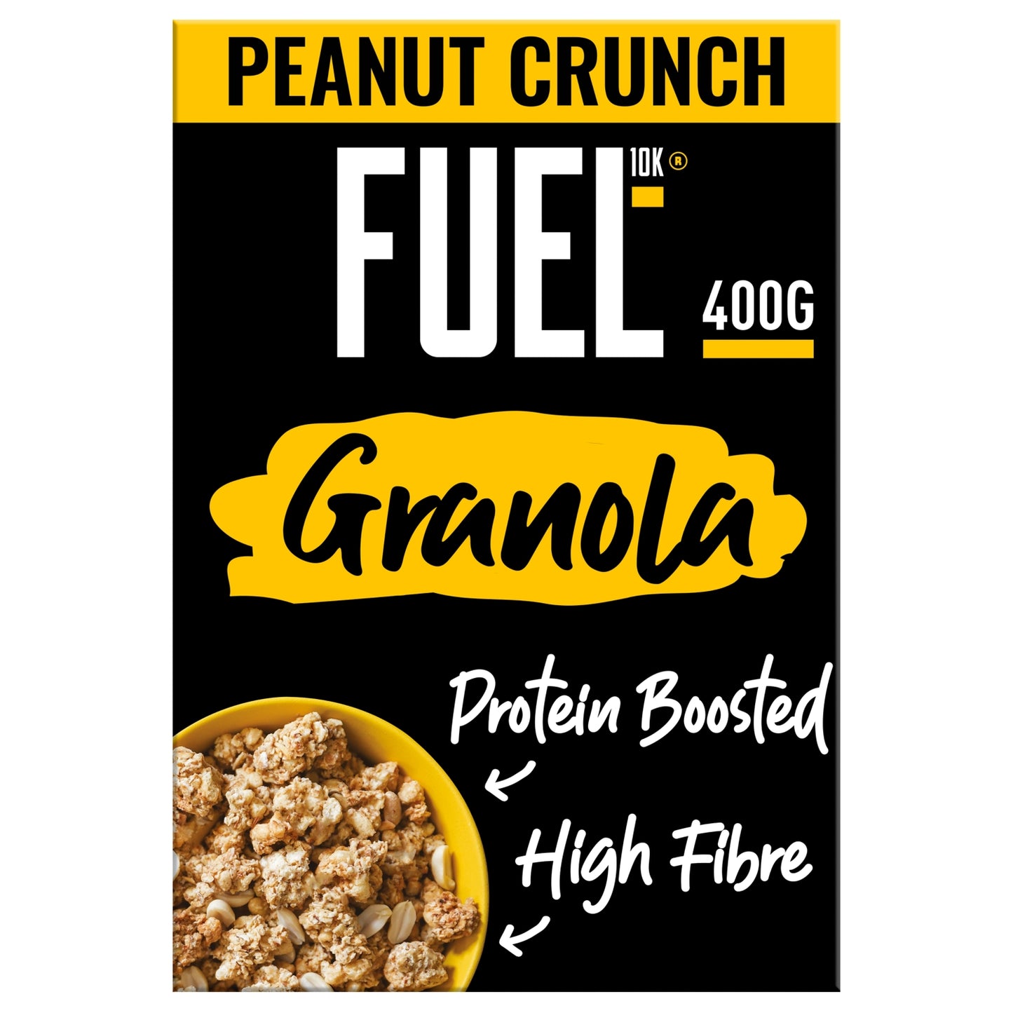 FUEL10K Peanut Crunch Protein Granola Breakfast Cereal 400g