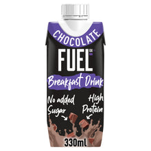 FUEL10K Chocolate High Protein Milk Breakfast Shake Drink 330ml
