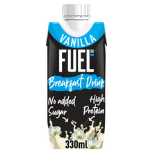 FUEL10K Vanilla High Protein Milk Breakfast Shake Drink 330ml