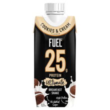 FUEL10K Cookies & Cream 25g High Protein Breakfast Shake Drink 330ml