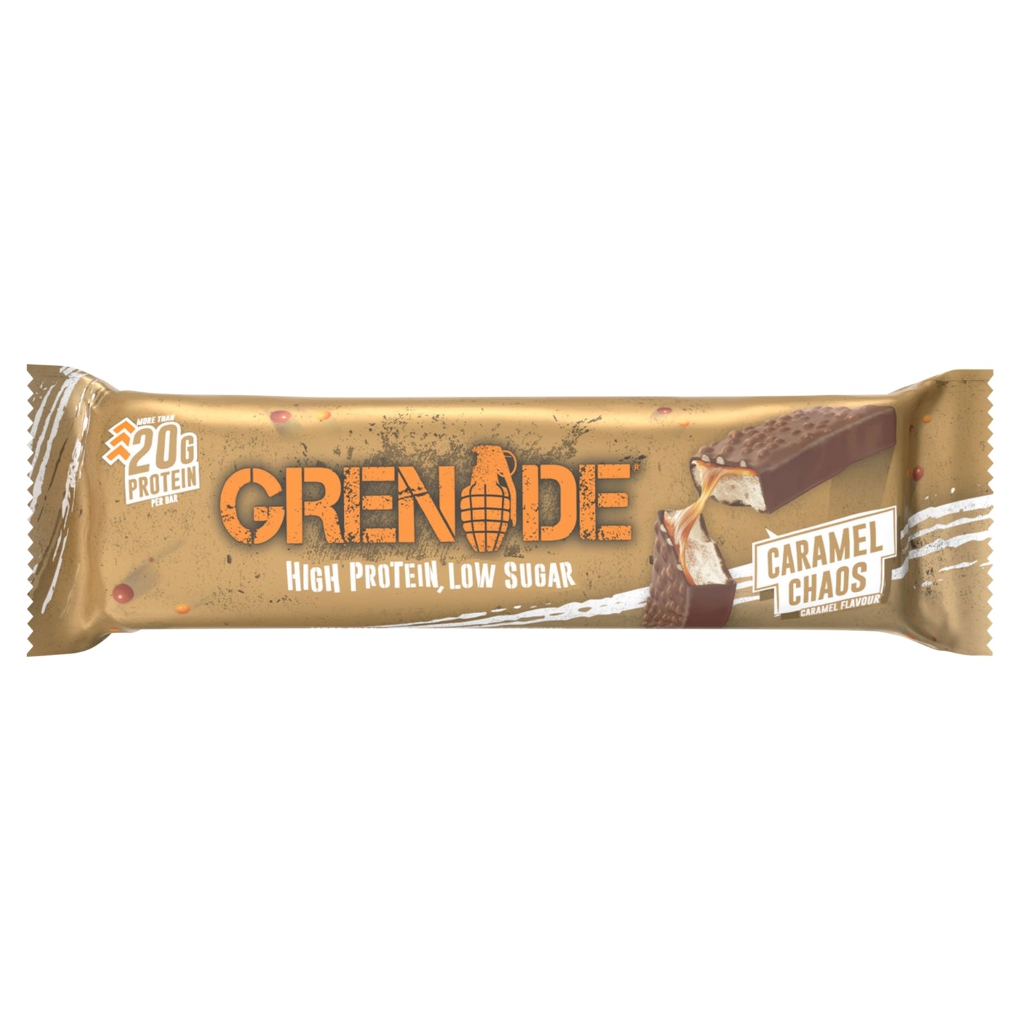 Grenade Protein Bar Caramel Chaos Caramel Flavour 60g