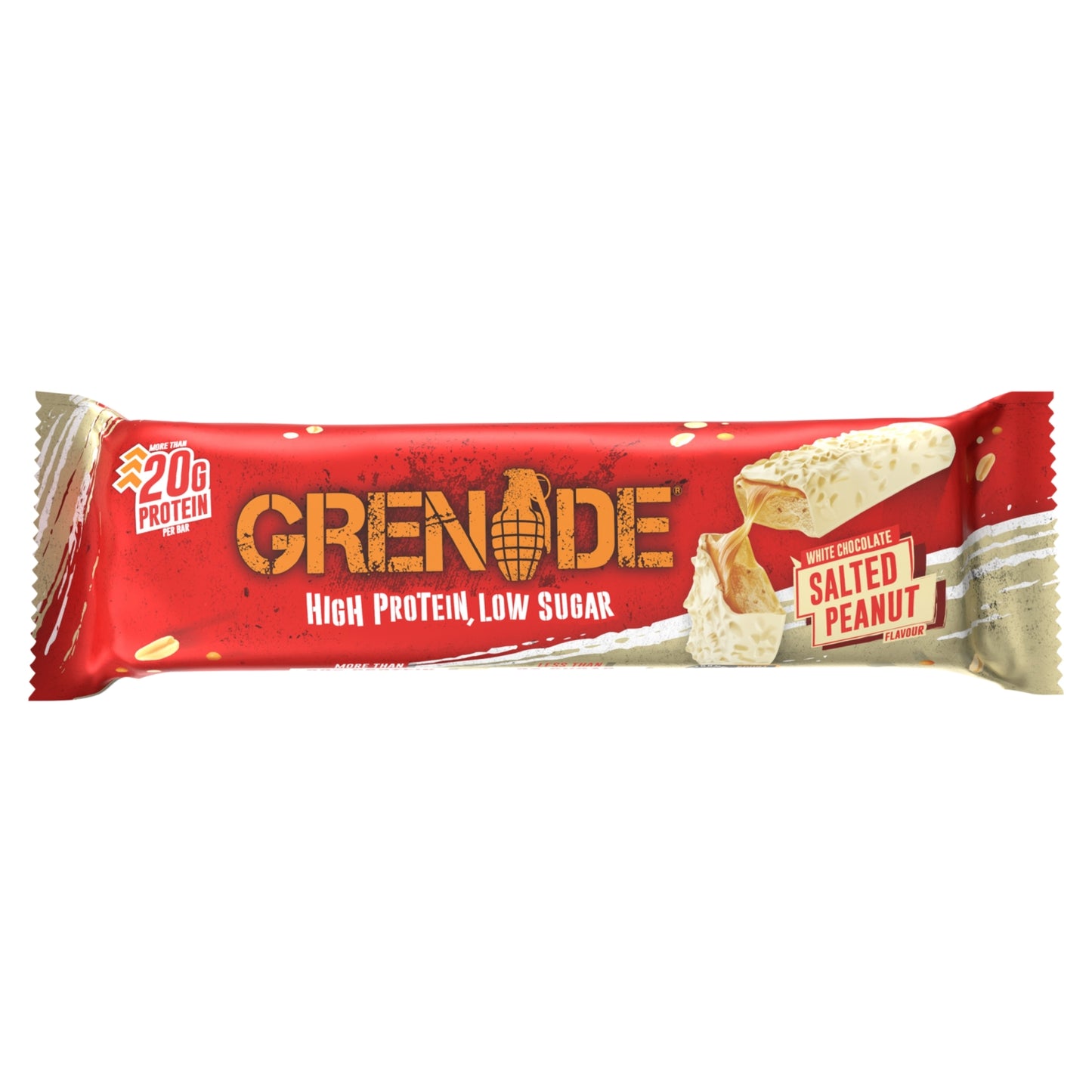 Grenade White Chocolate Salted Peanut Flavour Protein Bar 60g