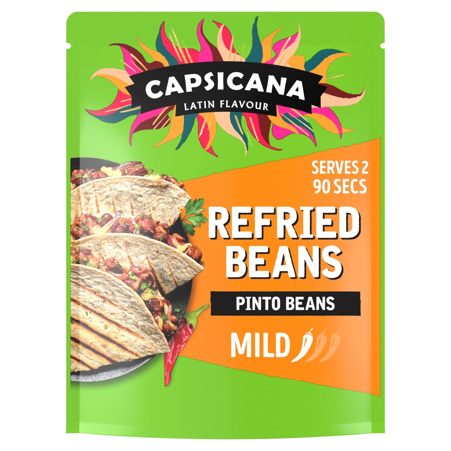 Capsicana Latin Flavour Mexican Style Refried Pinto Beans 200g