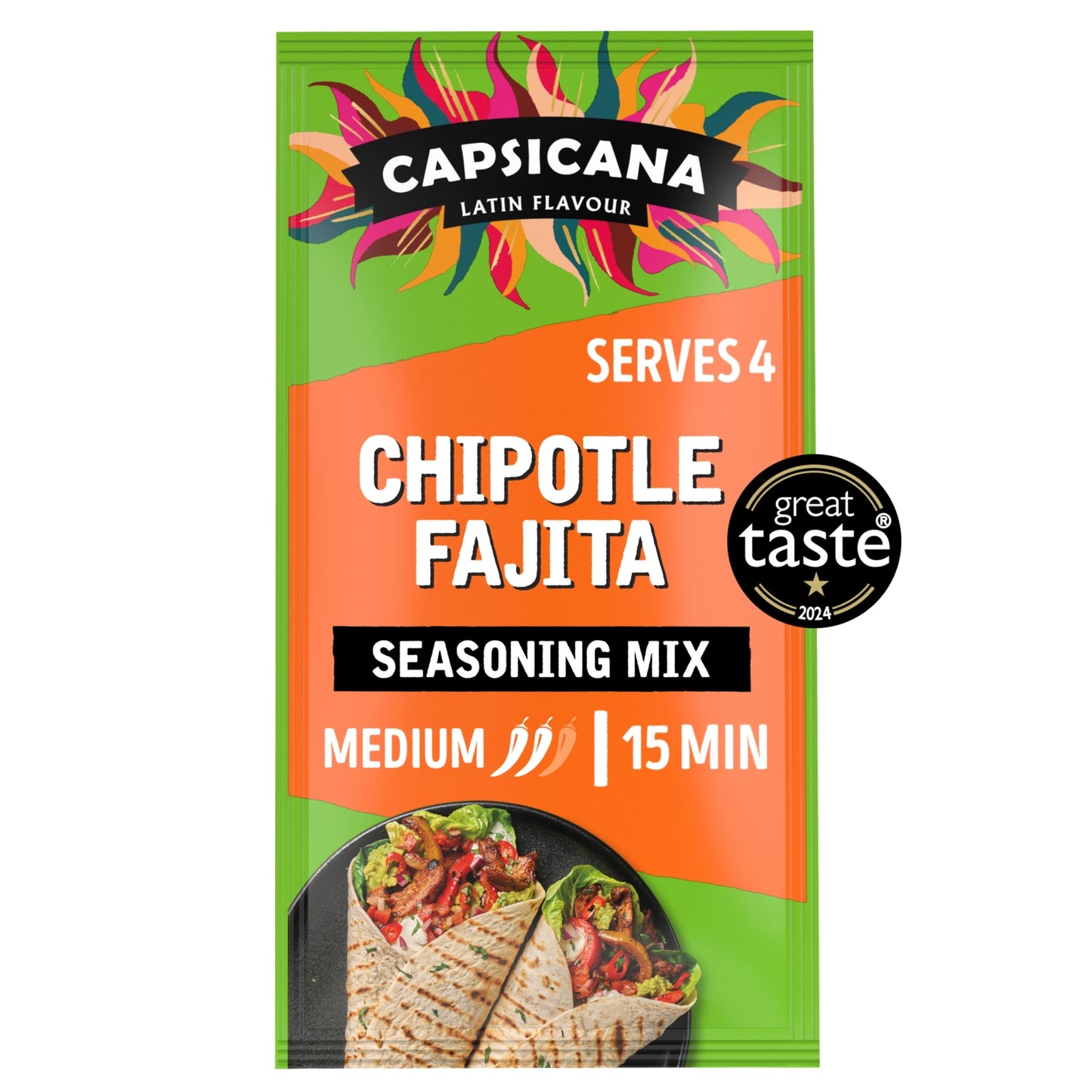 Capsicana Mexican Chipotle & Smoked Cumin Fajita Seasoning Mix 28g