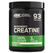 Optimum Nutrition Micronised Creatine Powder, Unflavoured, 93 servings, 317g