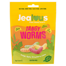 Jealous Sweets Tangy Worms Orange, Apple, Strawberry, Lemon 125g
