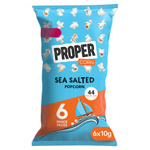 Propercorn Sea Salted Popcorn 6 x 10g (60g)