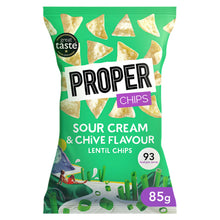 Properchips Sour Cream & Chive Flavour Lentil Chips 85g