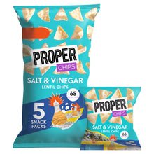 Proper chips Salt & Vinegar Lentil Chips 5 x 14g (70g)