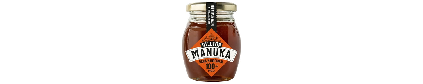 Hilltop Manuka Raw & Monofloral 100+ MGO 225g