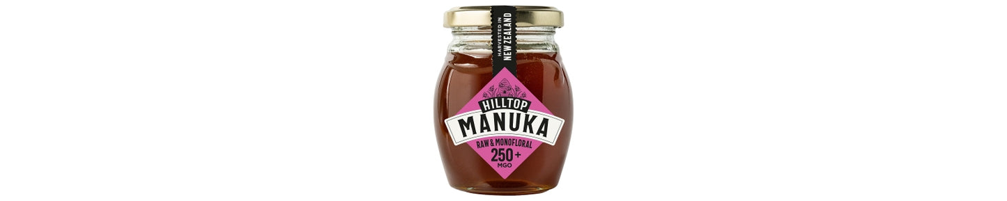 Hilltop Manuka Raw & Monofloral 250+ MGO 225g