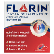 Flarin Joint & Muscular Pain Relief 200 mg Soft Capsules 16 Soft Capsules