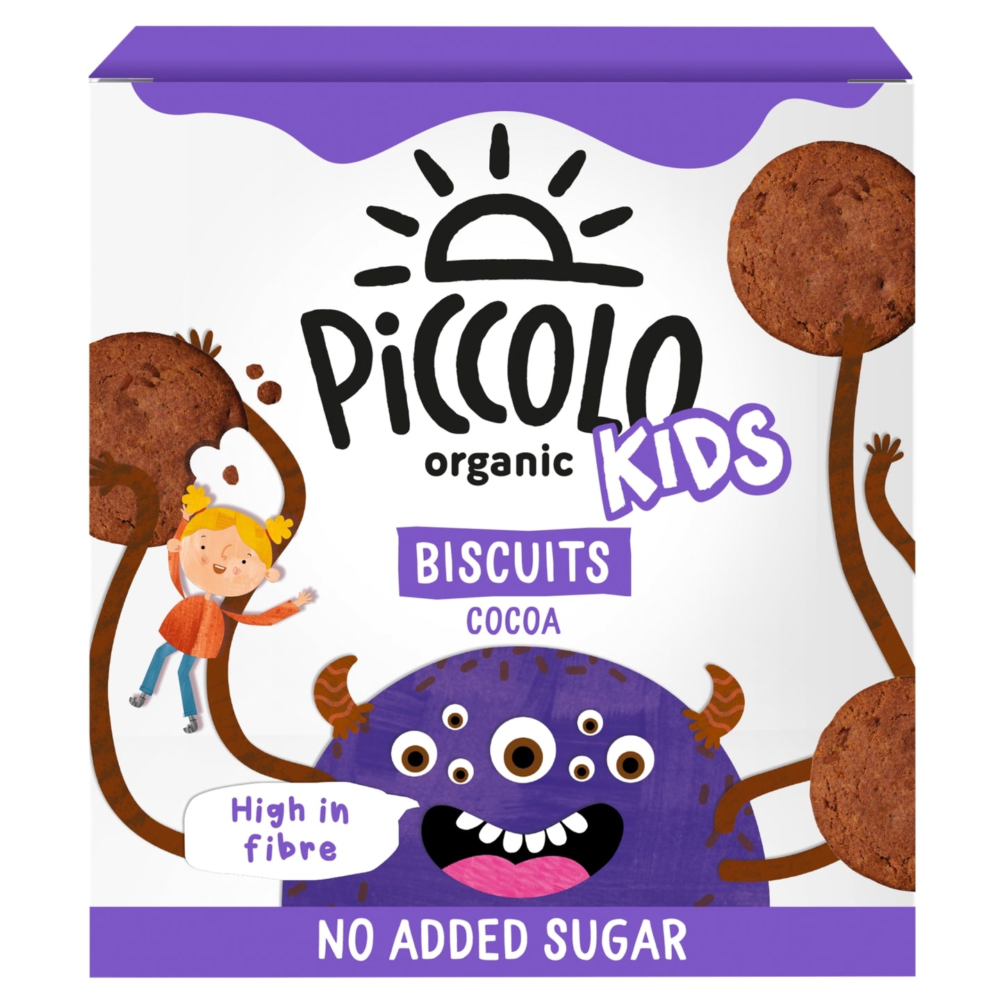 Piccolo Organic Kids Biscuits Cocoa 100g