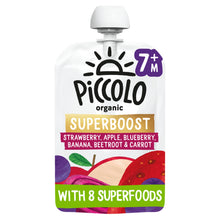 Piccolo Superboost Strawberry, Apple & Blueberry 7+months 100g