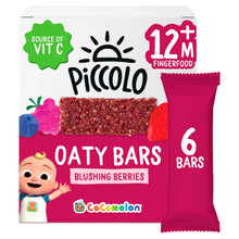 Piccolo Organic Cocomelon Oaty Bars Blushing Berries with Acerola 12+ Months 6 x 23g (138g)