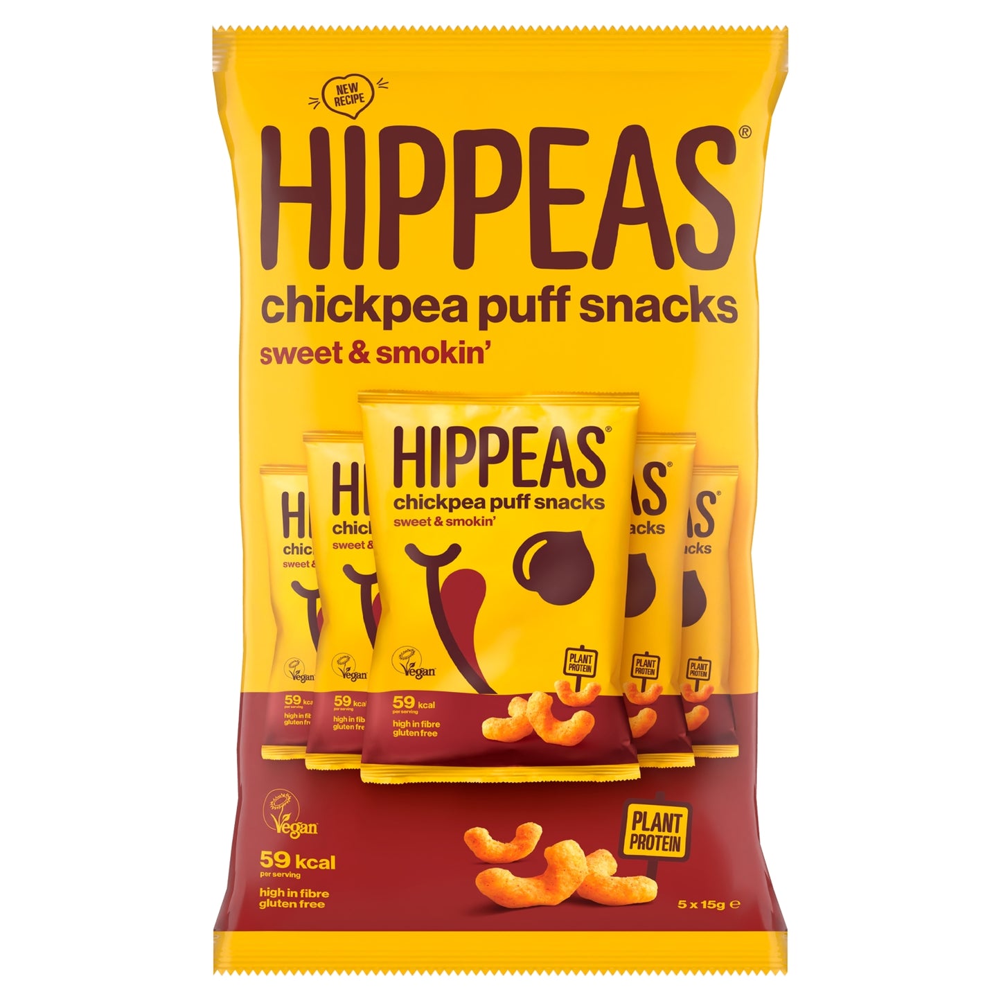 HIPPEAS Chickpea Puffs Sweet & Smokin' Multipack Limited Edition Minions