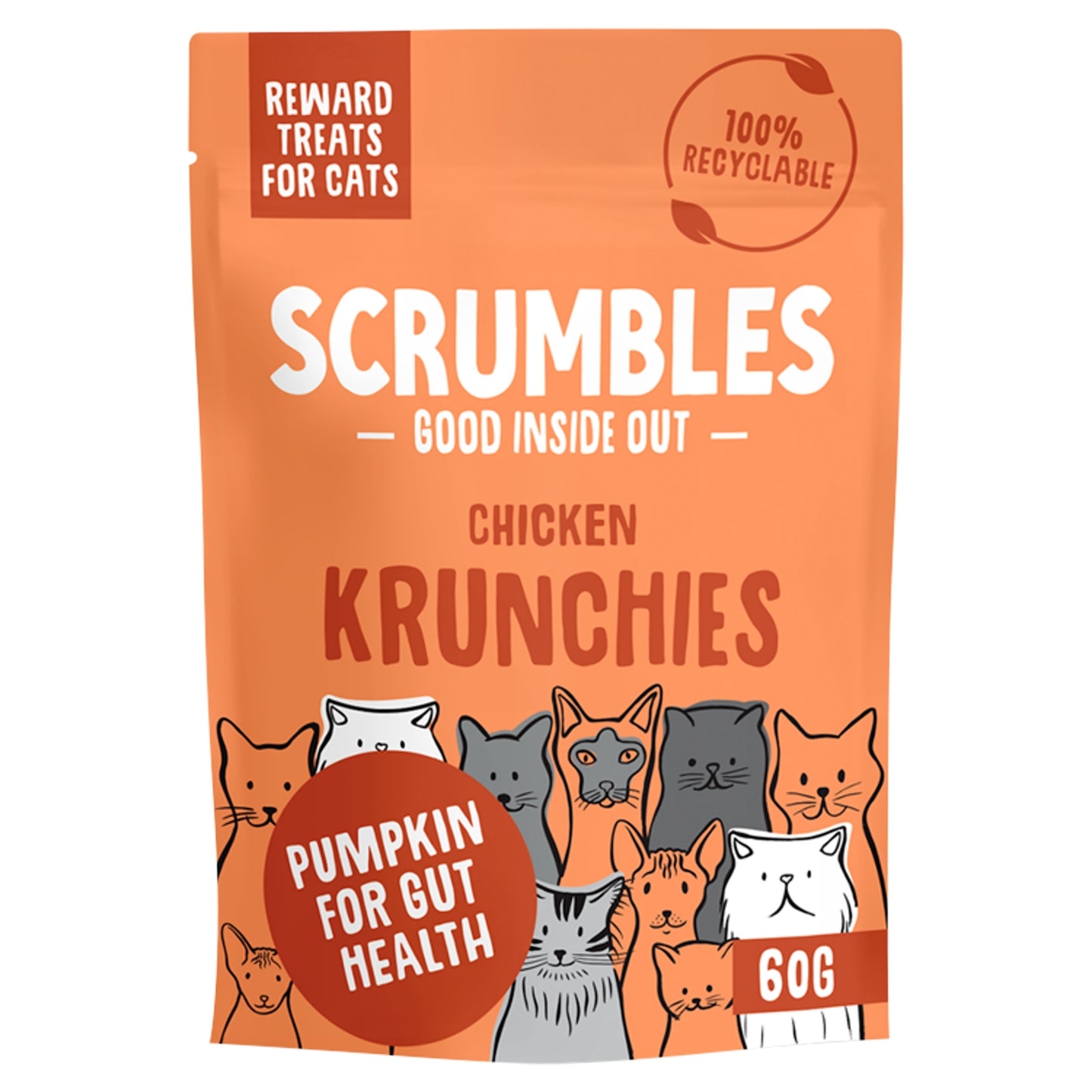Scrumbles Krunchies Chicken 60g