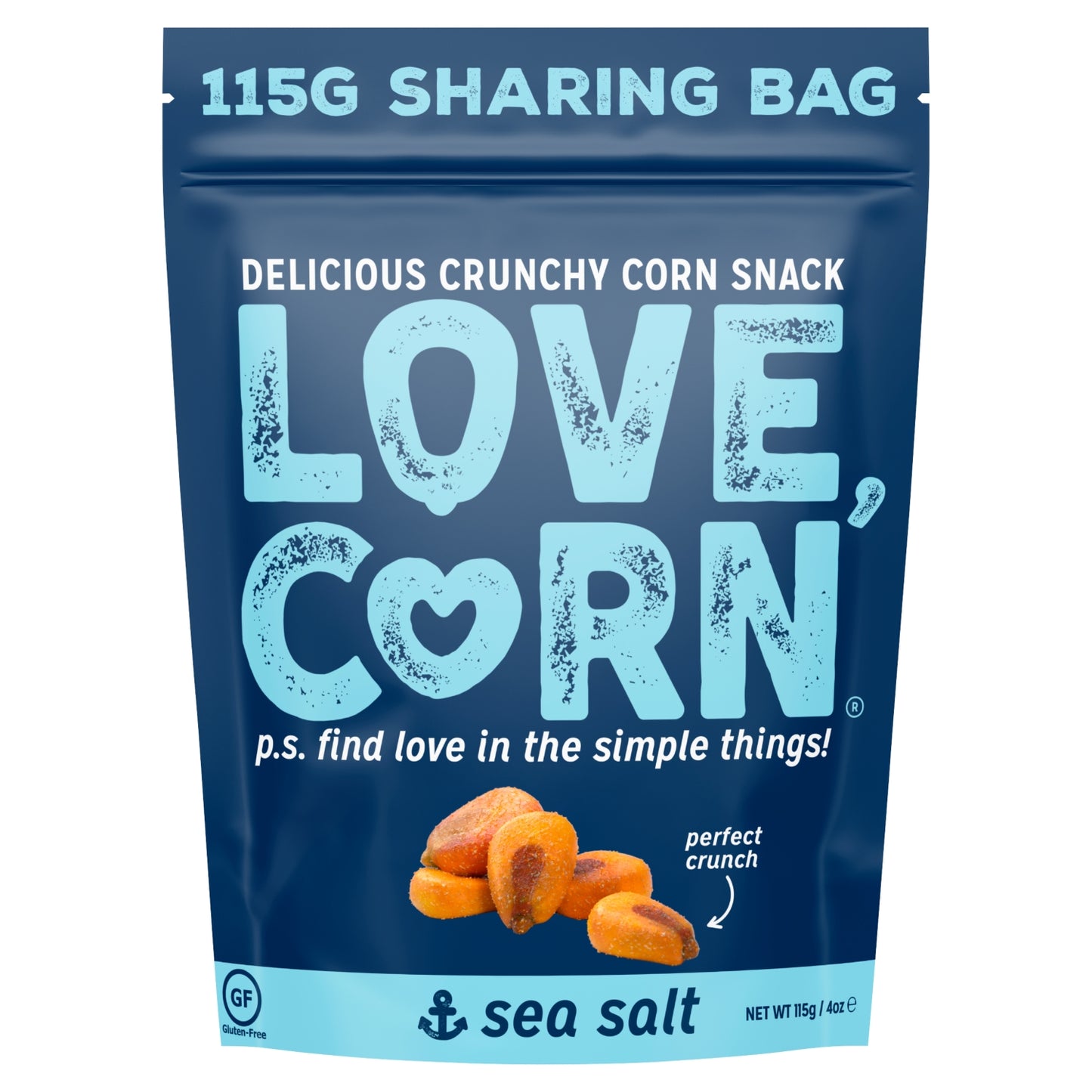 LOVE CORN Sea Salt Delicious Crunchy Corn 115g