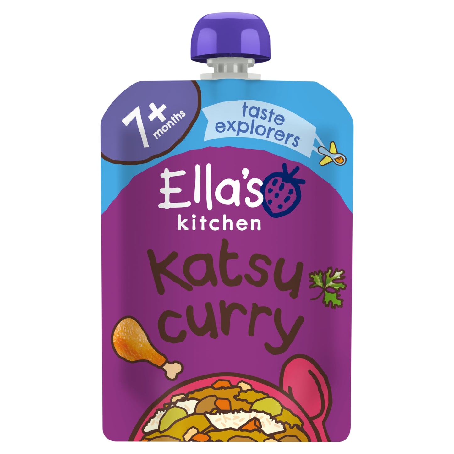Ella's Kitchen Cracking Katsu Curry with Chicken 7+ Months 130g