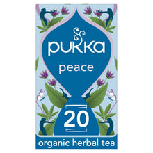 Pukka Organic Peace Tea With Chamomile 20 Home Compostable Herbal Tea Bags 30g
