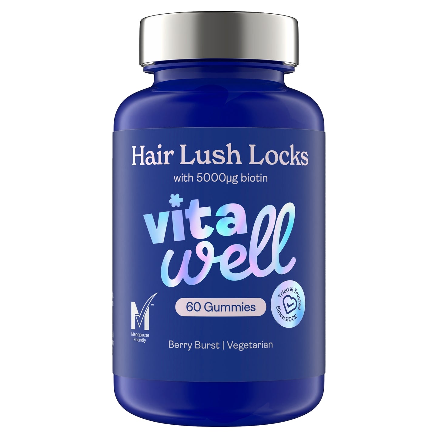 Vitawell 60 Hair Lush Locks Berry Burst Gummies