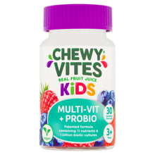 Chewy Vites Kids 30 Multi-Vit + Probio Gummies One a Day 3+ Years