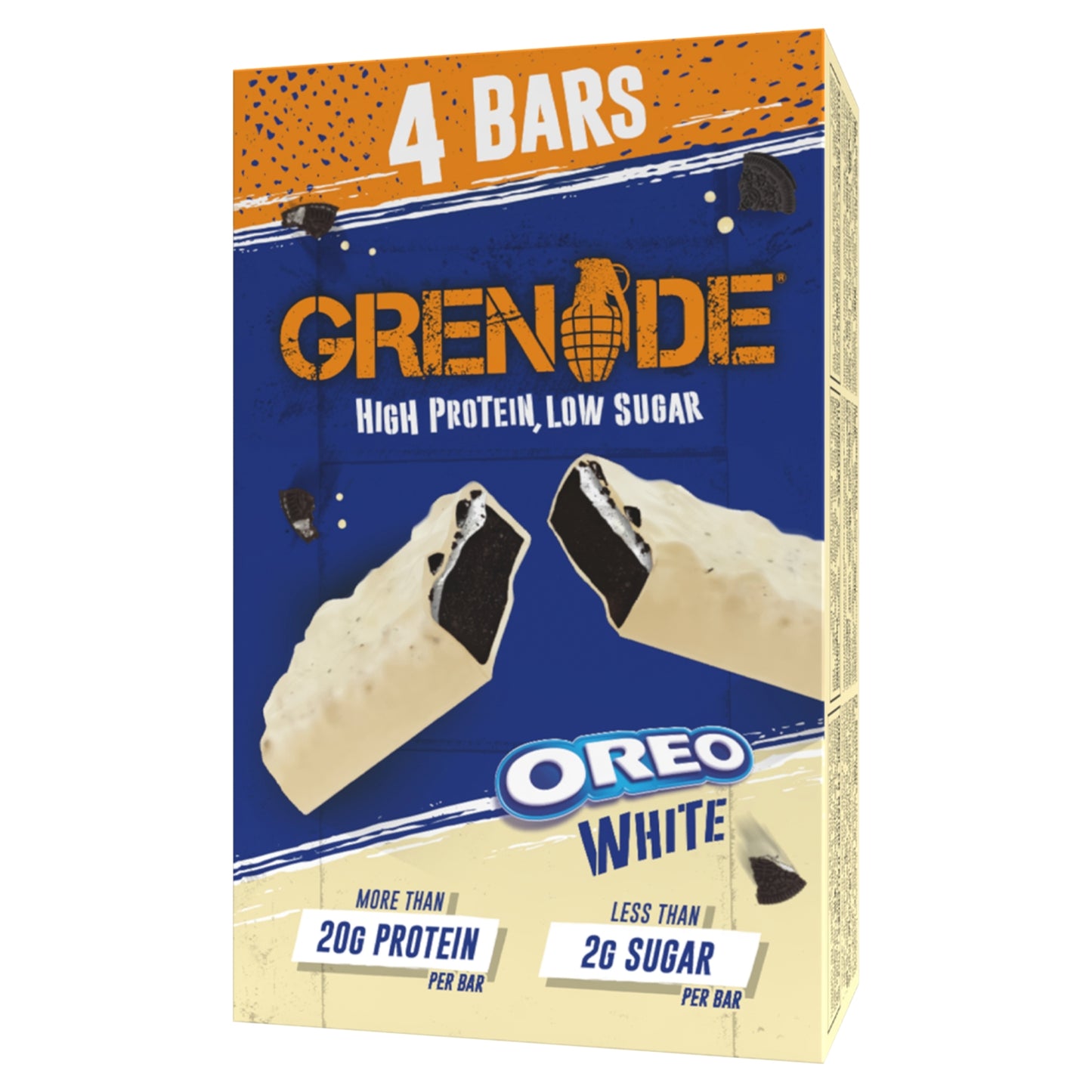 Grenade Protein Bars Oreo White Bars 4 x 60g