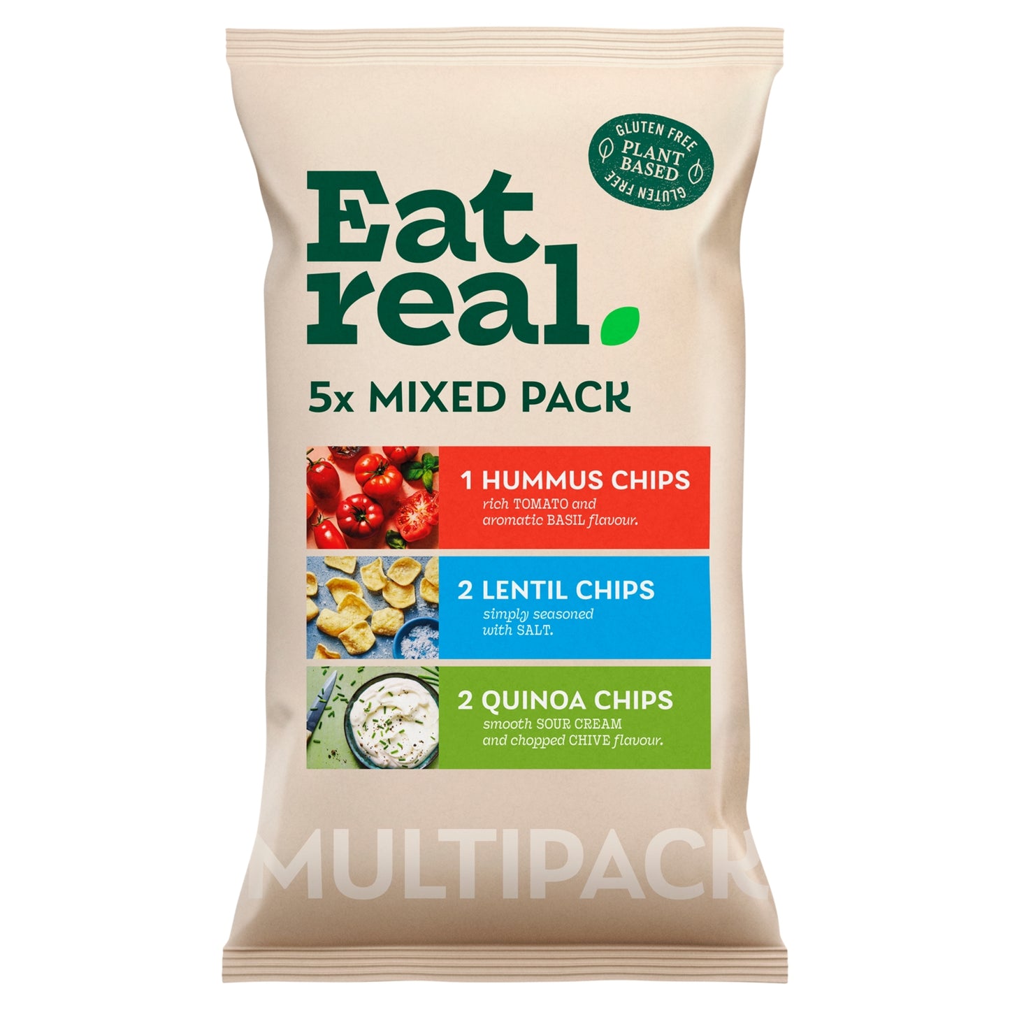 Eat Real Mixed Variety Multipack Chips 5 pack