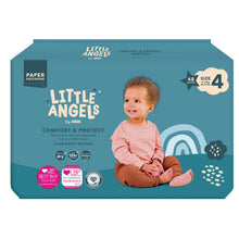 LITTLE ANGELS by ASDA Little Angels Comfort & Protect Size 4 9-14kg 48 Nappies