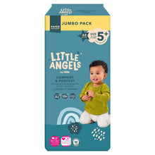 LITTLE ANGELS by ASDA Little Angels by Comfort & Protect Size 5+ 12-17kg 26-38lbs 64 Nappies