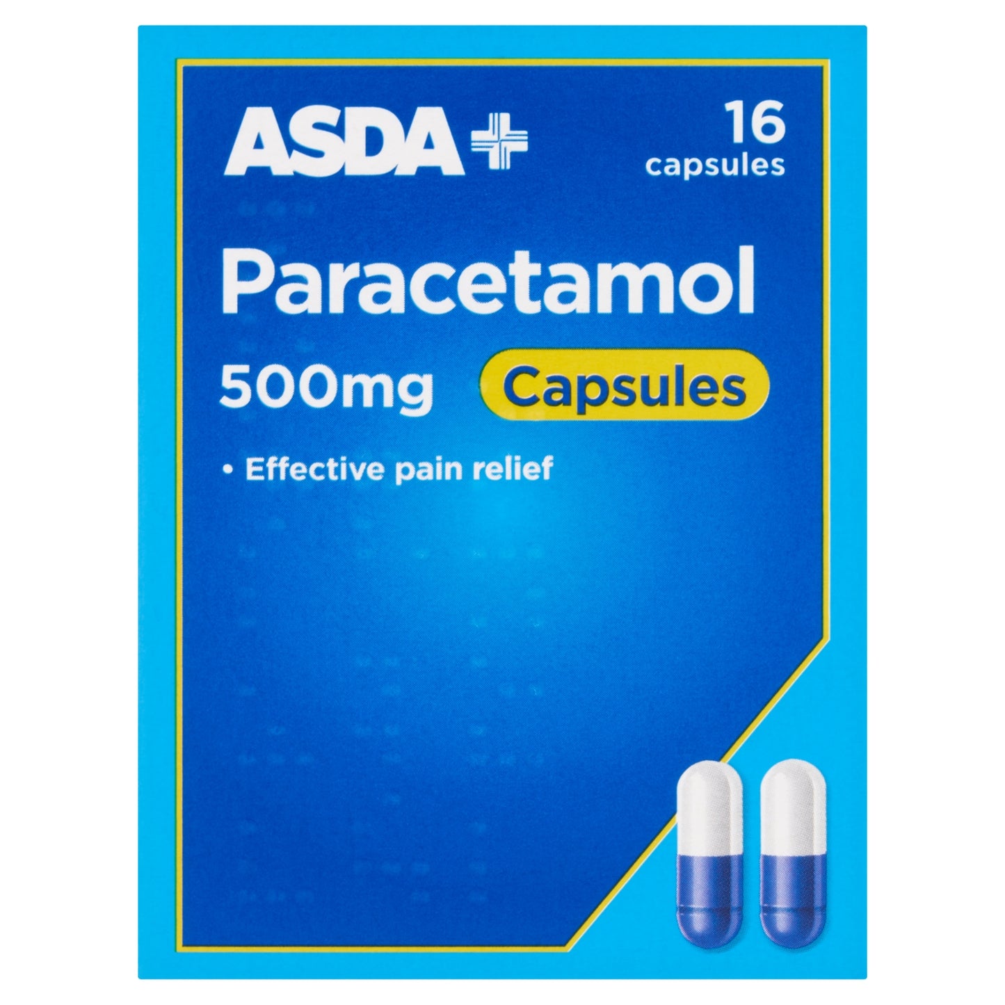 ASDA Paracetamol 500mg Capsules 16 Capsules