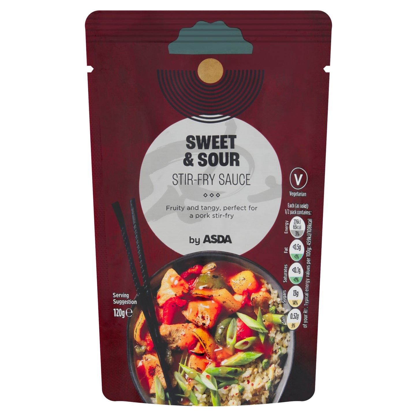 ASDA Sweet & Sour Stir-Fry Sauce 120g