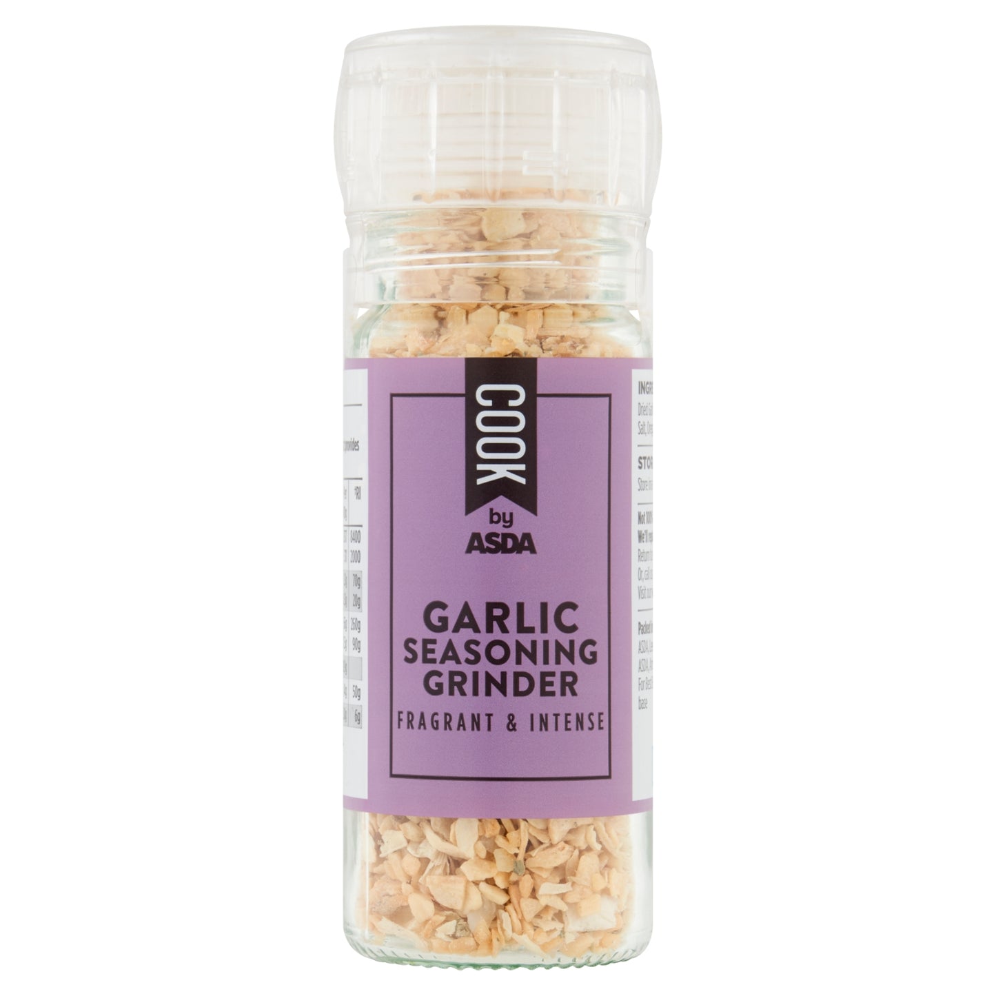 COOK by ASDA Cook Garlic Seasoning Grinder 50g