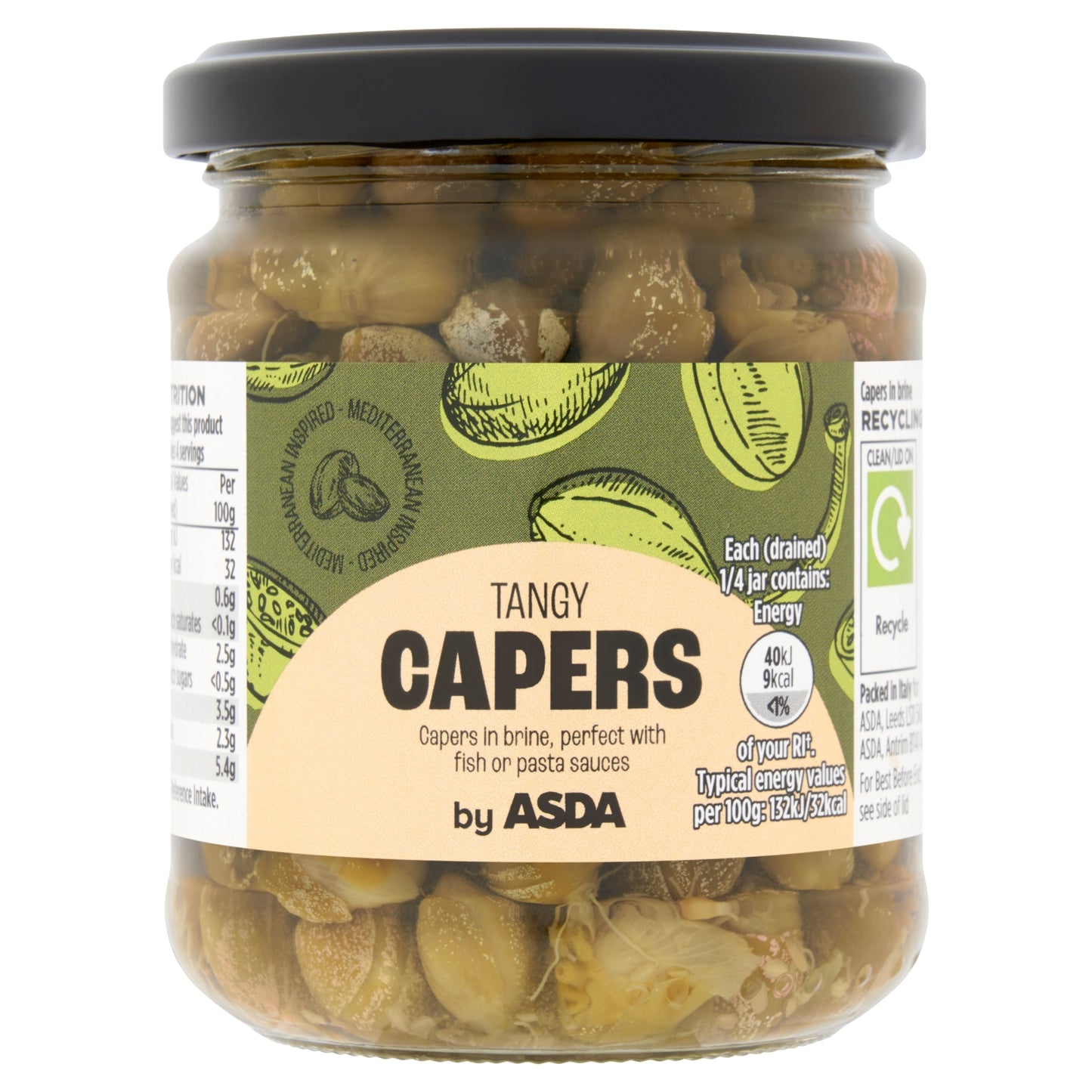 ASDA Tangy Capers 190g