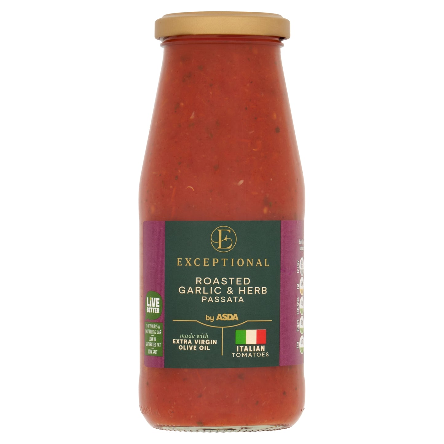 Exceptional by ASDA Roasted Garlic & Herb Passata 430g
