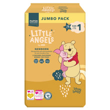 LITTLE ANGELS by ASDA Little Angels by Newborn Disney Size 1 2-5 kg Jumbo Pack 70 Nappies