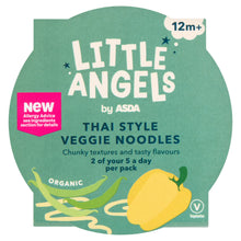 LITTLE ANGELS by ASDA Little Angels by Organic Thai Style Veggie Noodles 12m+ 200g