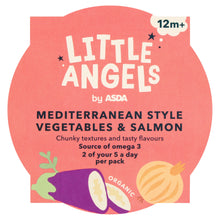 LITTLE ANGELS by ASDA Organic Mediterranean Style Vegetables & Salmon 12m+ 200g
