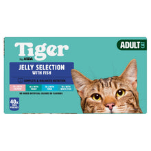 ASDA Tiger Tiger Adult Cat Jelly Selection with Fish 40 x 100g (4.0kg)