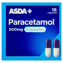 ASDA 16 Paracetamol 500mg Capsules
