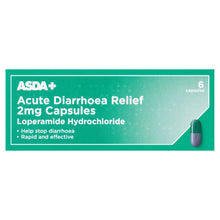 ASDA 6 Acute Diarrhoea Relief 2mg Capsules