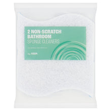 ASDA 2 Non-Scratch Bathroom Sponge Cleaners