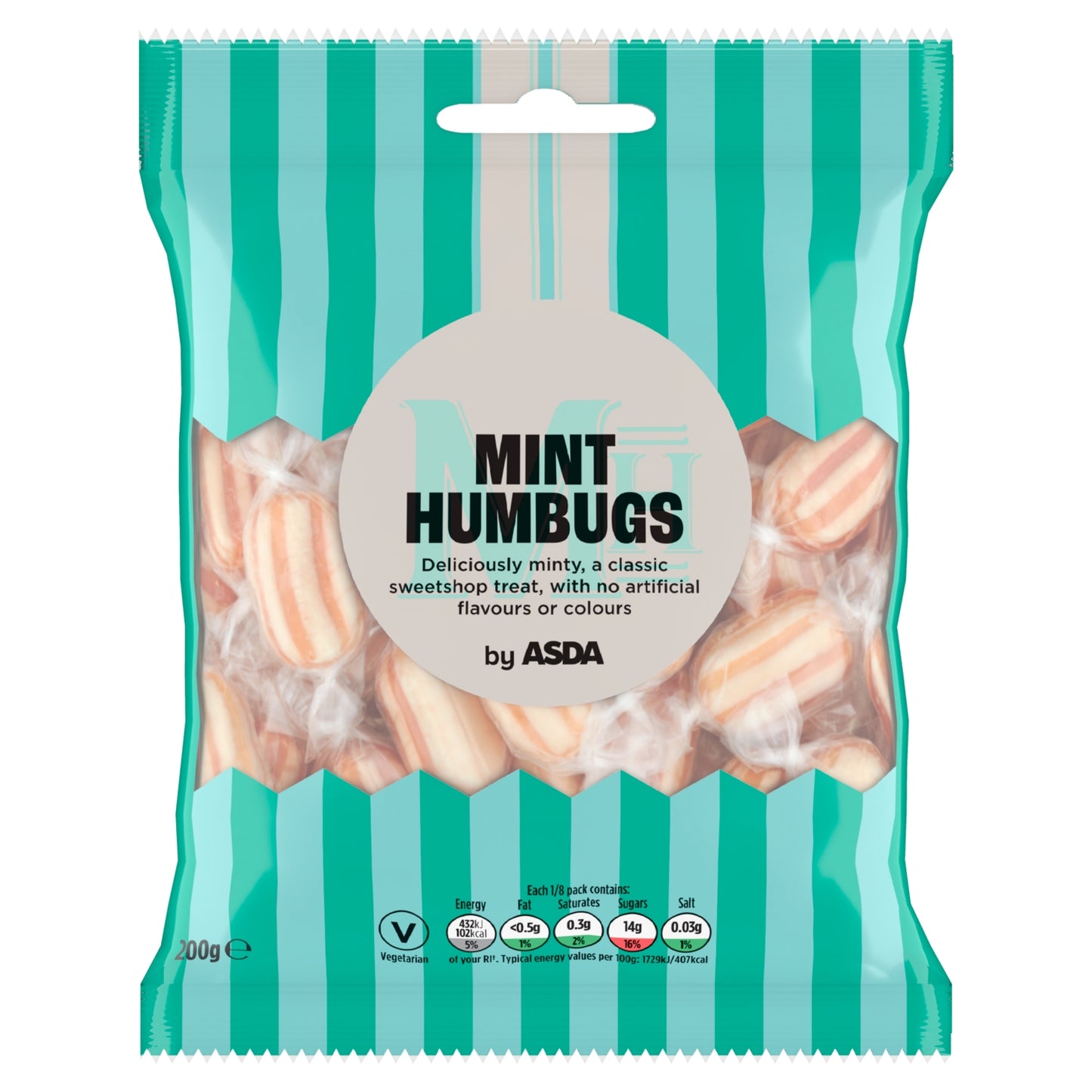 ASDA Mint Humbugs 200g