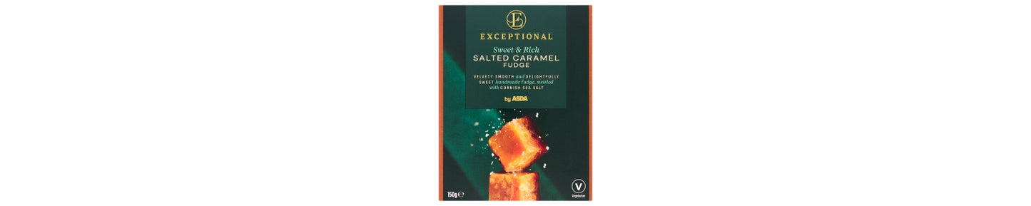 Exceptional by ASDA Salted Caramel Fudge 150g