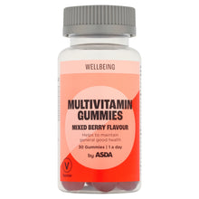 ASDA Multivitamin Gummies Mixed Berry Flavour 1 a Day 30 Gummies